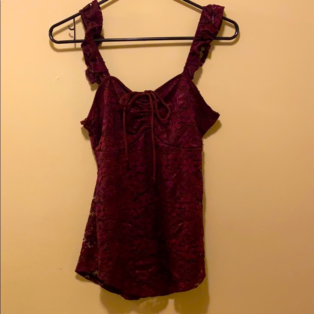 Lacy tank top